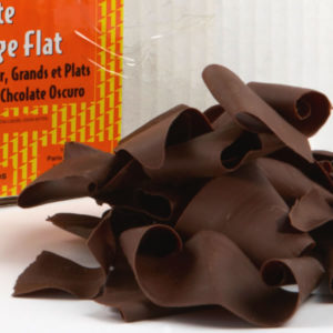 Virutas De Chocolate Negro Plano Grande