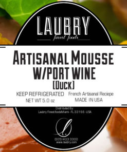 LAUBRY Small Duck Mousse W/Port wine (Pork free) +/- 200gr
